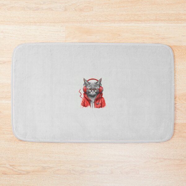 Item preview, Ruby Whiskers: Embrace the Allure of the Cat in Red designed and sold by AmeerAthiyyah.