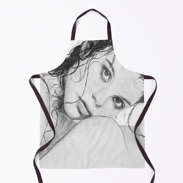 Item preview, watercolor portrait face woman designed and sold by Lartdubeau.