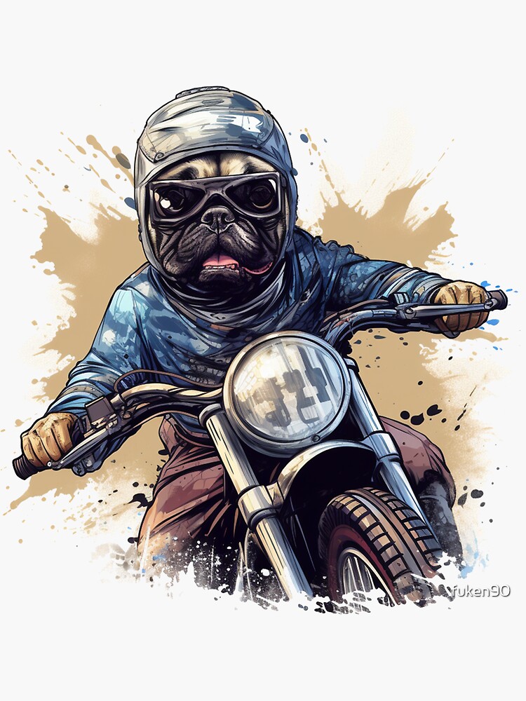 Pug motorcycle clearance helmet