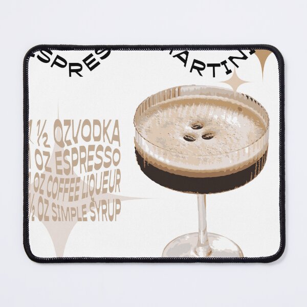 Item preview, espresso martini recipe graphic designed and sold by victoriabr-.