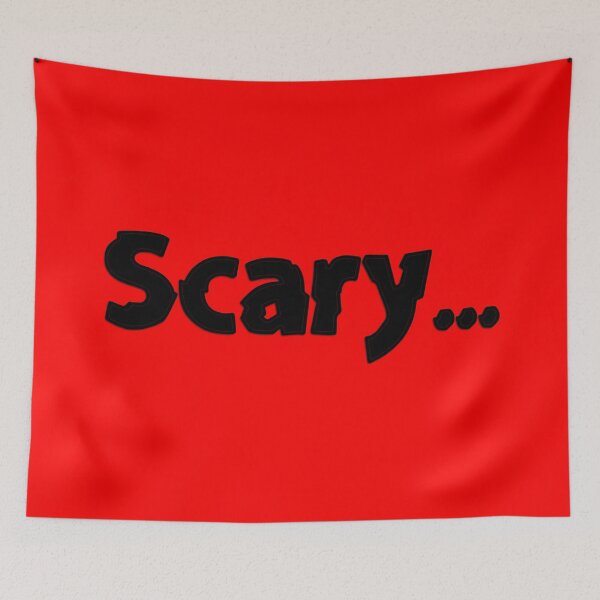 Item preview, diseño de texto de miedo designed and sold by MPDesign84.