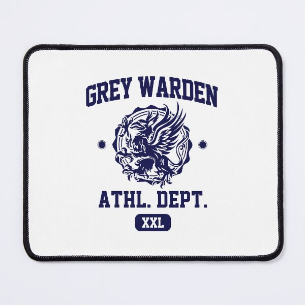 Item preview, Grey Warden Athletic DepartmentDragon Age GymStyleNavy Print designed and sold by OtisCarvalhos.