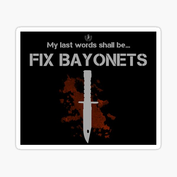 Corporal Wahoo Sticker – FIXBAYONETS