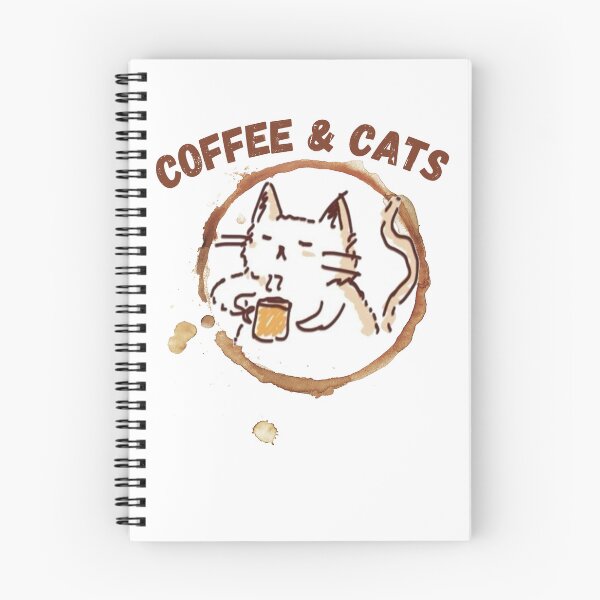 Item preview, cats and coffee designed and sold by T-shirtJohny.