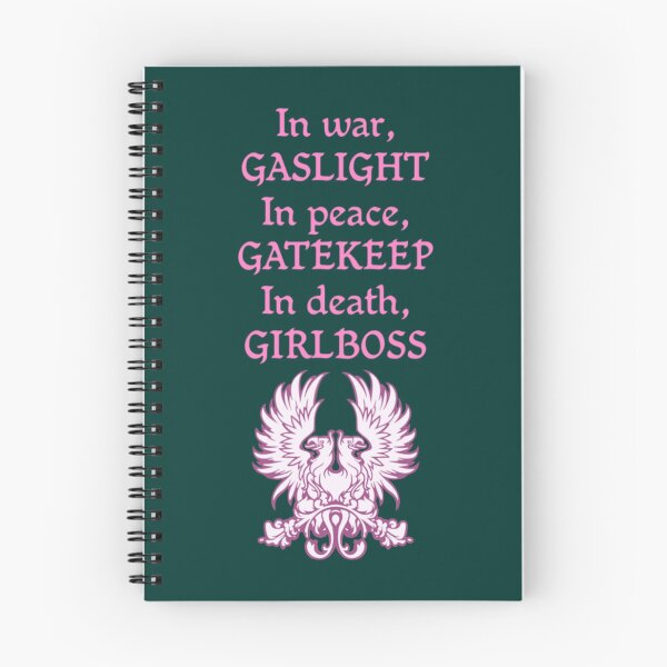 Item preview, Grey warden gaslight, gatekeep, girlboss pink designed and sold by OtisCarvalhos.