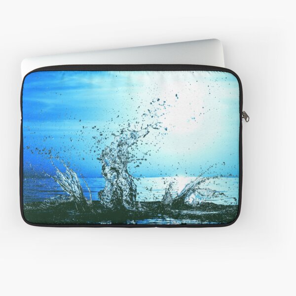 Blue water splash Laptop Sleeve