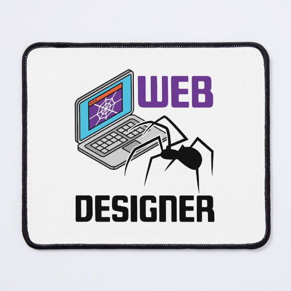 Item preview, Web Designer Funny Spider Website Design designed and sold by jaygo.