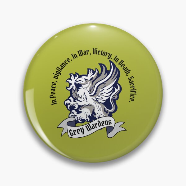 Item preview, Grey Wardens Dragon Age Origins Logo and Quote designed and sold by OtisCarvalhos.