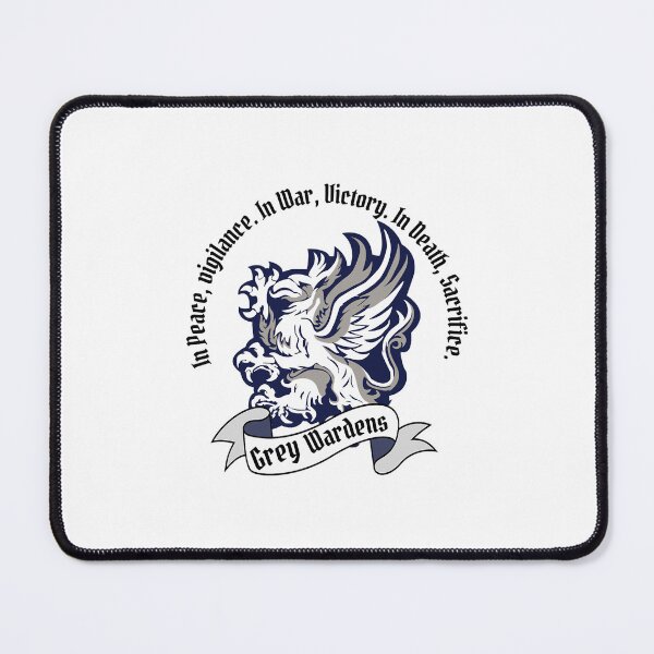 Item preview, Grey Wardens Dragon Age Origins Logo and Quote designed and sold by OtisCarvalhos.