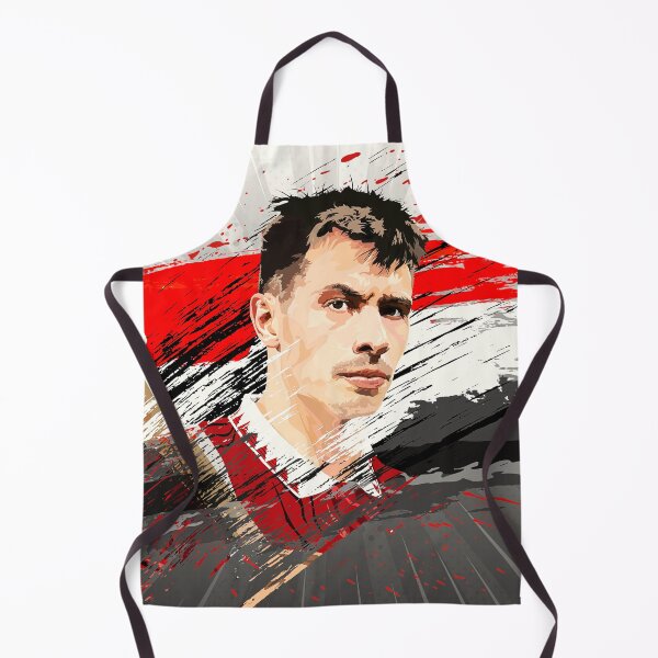 Item preview, Manchester United Lisandro Martinez Abstract Flag Illustration Design designed and sold by VibesAndVision.
