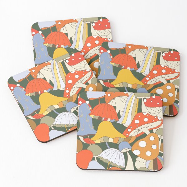 Item preview, Fun mushrooms: toadstool and agarics designed and sold by LerieArtStudio.