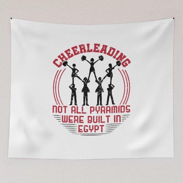 Item preview, Cheerleading Funny Pyramid Stunt Quote designed and sold by jaygo.