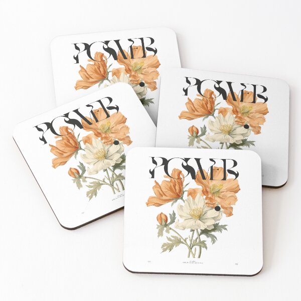 Item preview, Watercolor flowers bouquet and power quote designed and sold by NKTN.