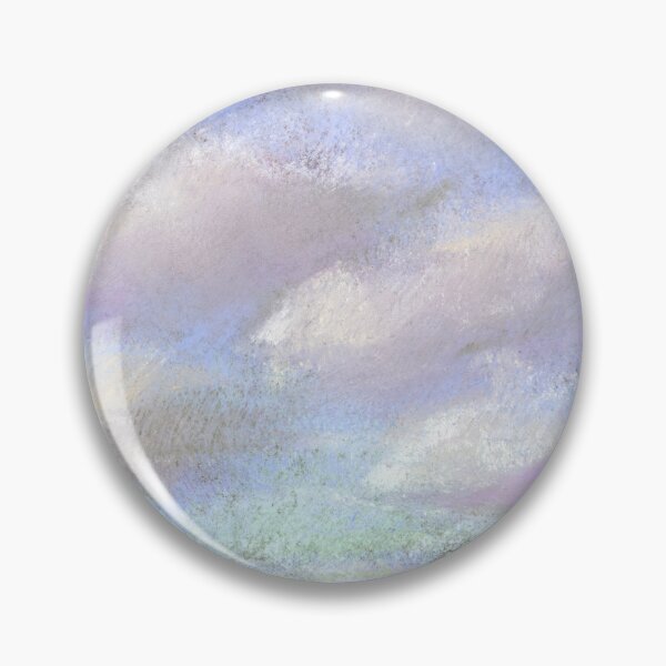 Item preview, Cloud filled sky fine art soft pastel art  designed and sold by TiffanyMackay.