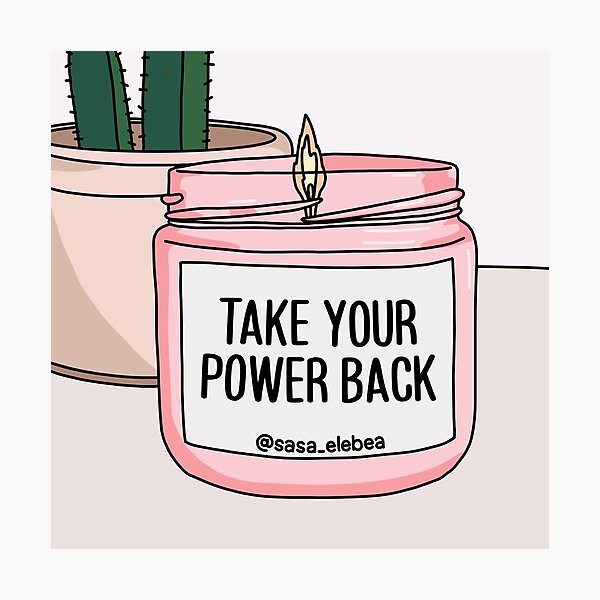 Item preview, Take your power back by Sasa Elebea designed and sold by Sabrina Brugmann.