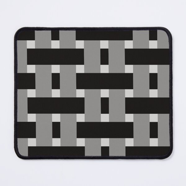 Item preview, Fabric Weave Types #04- Weft Rib Weave Regular Pattern -  Black and Gray designed and sold by DesignCentrum.