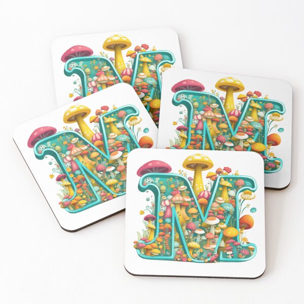 Item preview, Mushrooms M Colorful Fantasy designed and sold by LionInt.