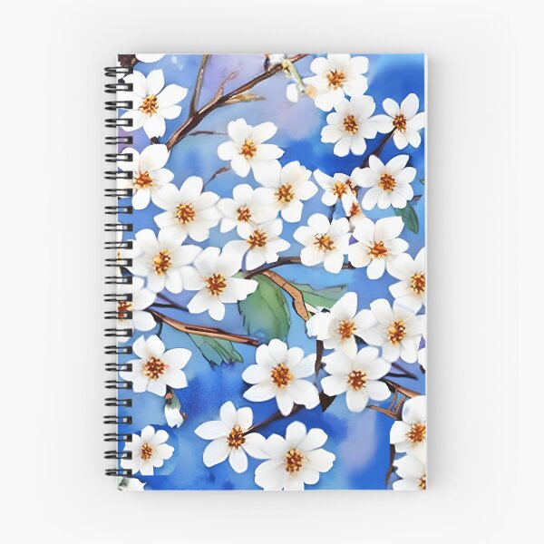 Item preview, White Cherry Tree Blossom  designed and sold by HappyMoodDesign.