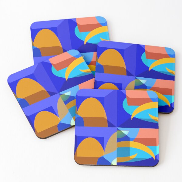 Item preview,  *Great Blue Summer Energy - Geometric Romantic Blue Architecture Bauhaus Style* designed and sold by Ralek.