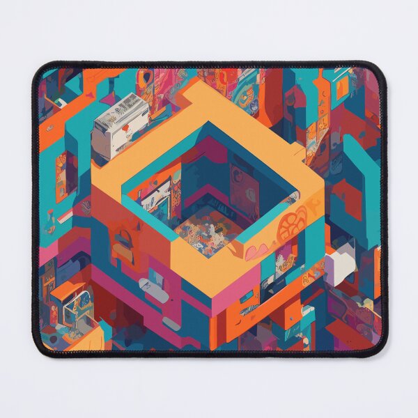 Item preview, Cubic colorfull abstract design designed and sold by IDEA-POINT.