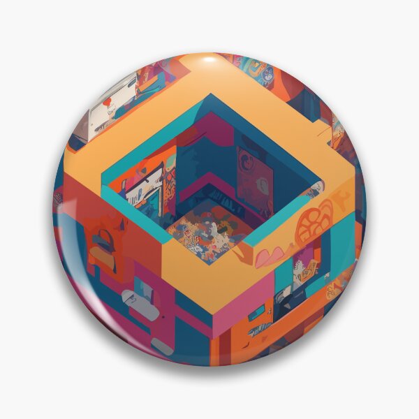 Item preview, Cubic colorfull abstract design designed and sold by IDEA-POINT.