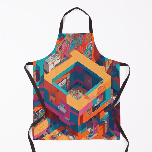 Item preview, Cubic colorfull abstract design designed and sold by IDEA-POINT.