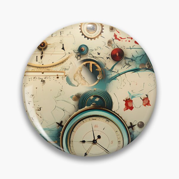 Item preview, Who Can Tell Time Like This? Steampunk Statement Art designed and sold by TheMerch-er.