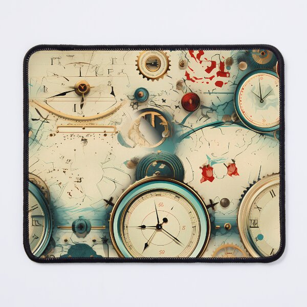 Item preview, Who Can Tell Time Like This? Steampunk Statement Art designed and sold by TheMerch-er.
