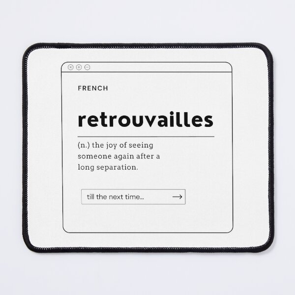 Item preview, Retrouvailles, Definition of the most beautiful French word. designed and sold by LePetiteShadow.