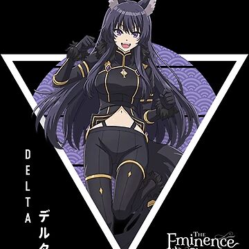 Chibi Delta The Eminence in Shadow Glossy Sticker Anime Waterproof