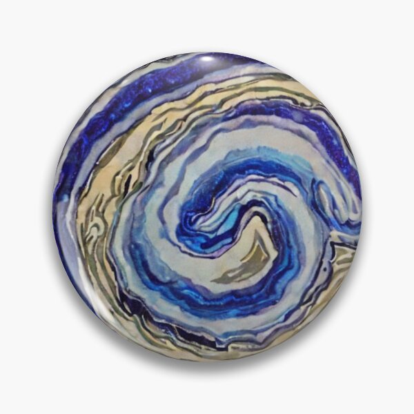 Item preview, 9000 Blue orange geode Swirl designed and sold by melridger.