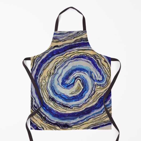 Item preview, 9000 Blue orange geode Swirl designed and sold by melridger.