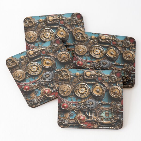 Item preview, Colorful Steampunk Gears designed and sold by TheMerch-er.