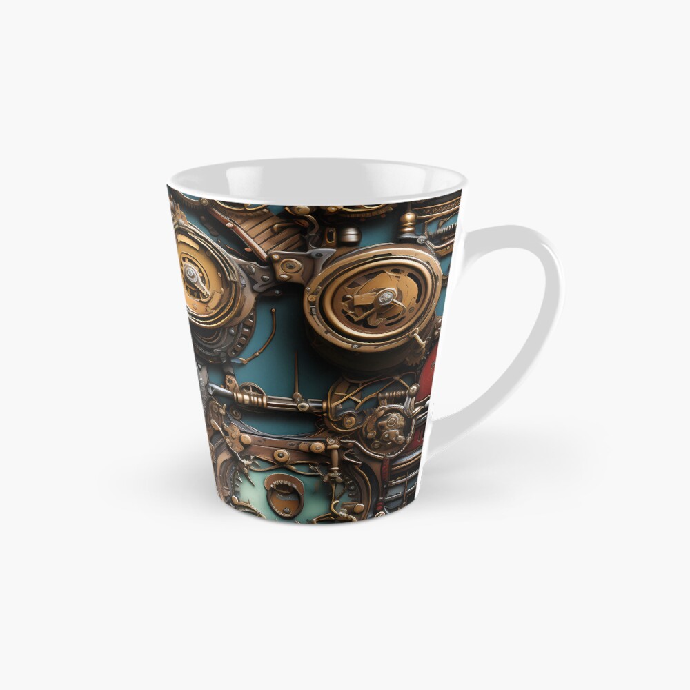 Vista previa del artículo con la obra «Taza cónica», diseñado y vendido por TheMerch-er.