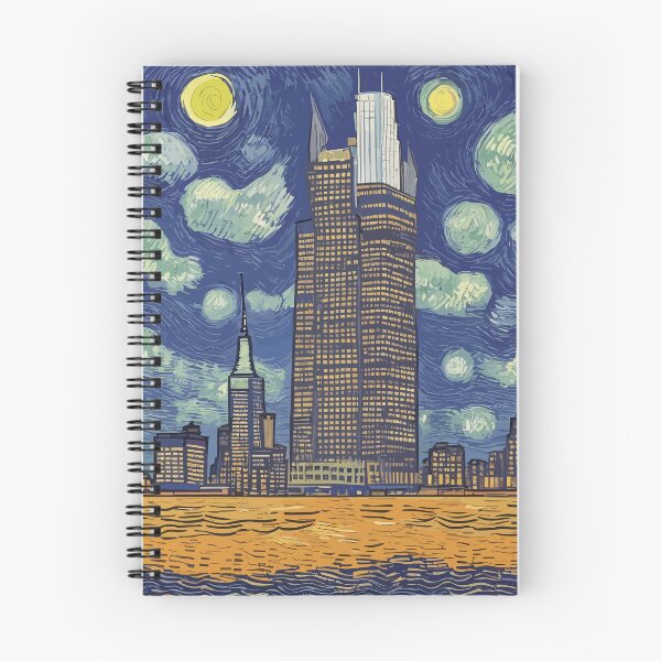 Item preview, New York, Vincent van Gogh style  designed and sold by IDEA-POINT.