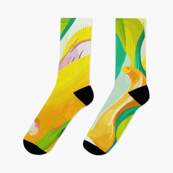 Item preview, Abstract yellow and green  designed and sold by IDEA-POINT.