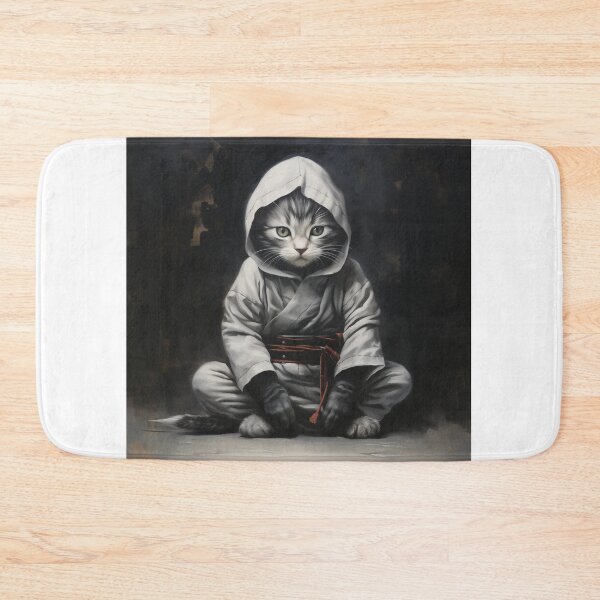 Item preview, Ninja Kitten Seated Art designed and sold by redstar19.