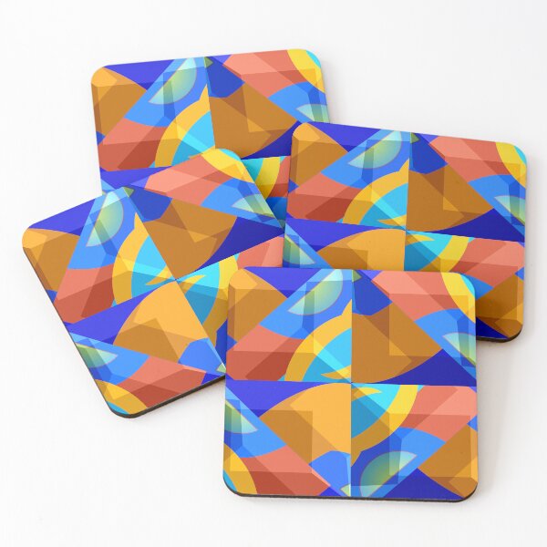 Item preview, *Great Blue Summer Energy - Geometric Romantic Blue Architecture Bauhaus Style* designed and sold by Ralek.