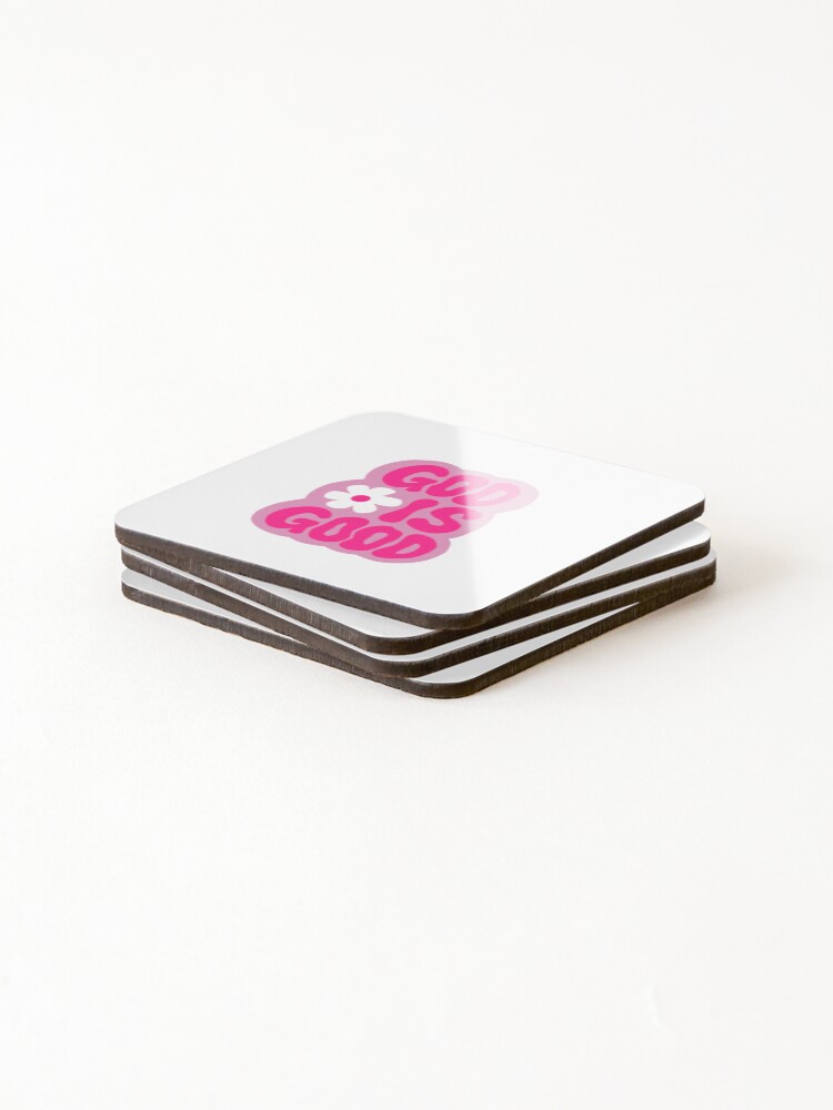 Thumbnail 4 of 5, Coasters (Set of 4), God is Good designed and sold by RileyandRussell.