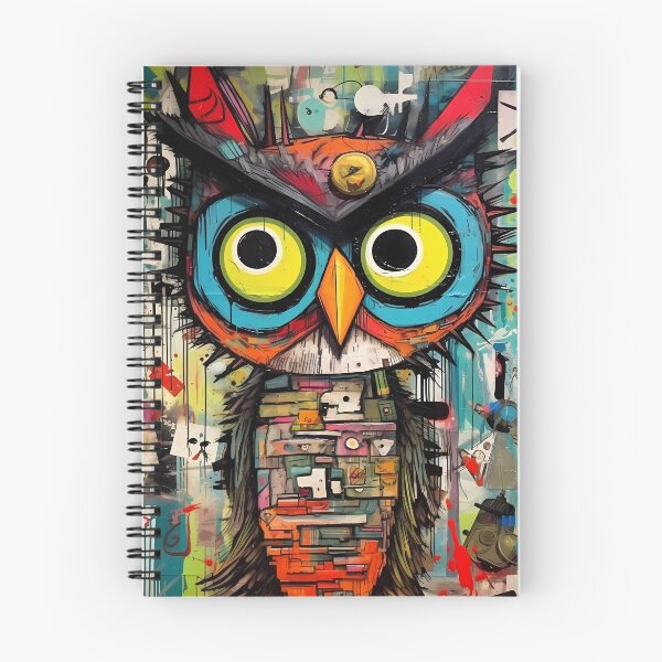 Item preview, Colorful Art: A Painting Of An Owl designed and sold by GiveMeMood.
