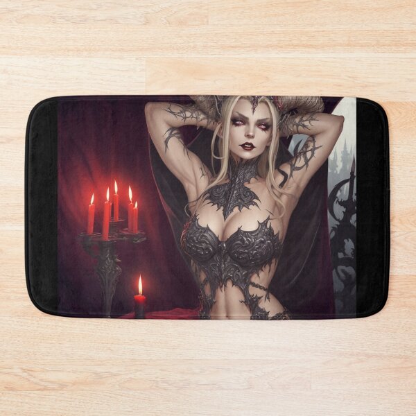 Item preview,  Beautiful sexy Vampire gothic goth girl painting  designed and sold by Vintage Designs +.