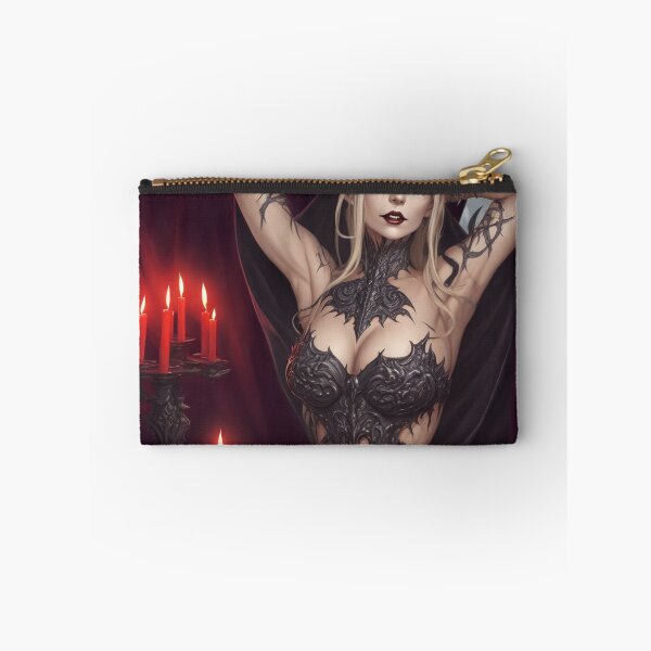 Item preview,  Beautiful sexy Vampire gothic goth girl painting  designed and sold by Vintage Designs +.