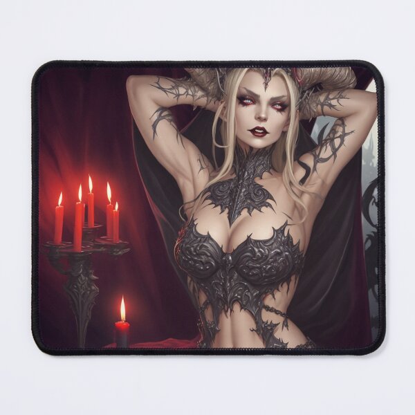 Item preview,  Beautiful sexy Vampire gothic goth girl painting  designed and sold by Vintage Designs +.