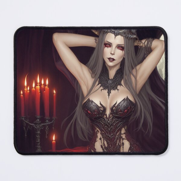 Item preview,  Beautiful sexy Vampire gothic goth girl painting  designed and sold by Vintage Designs +.