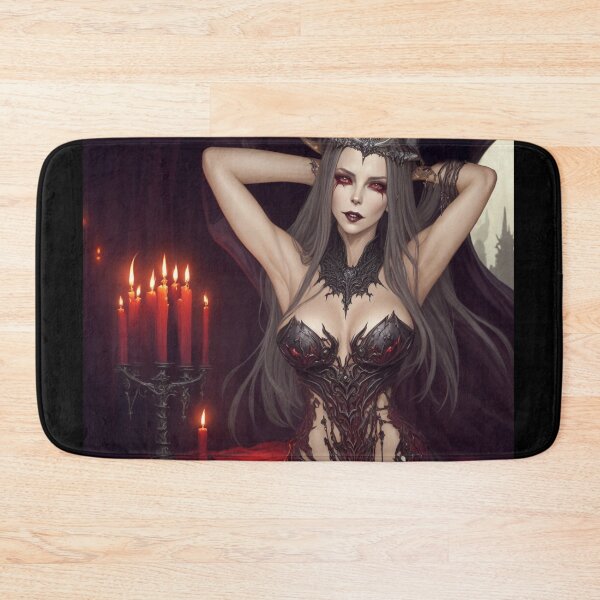Item preview,  Beautiful sexy Vampire gothic goth girl painting  designed and sold by Vintage Designs +.