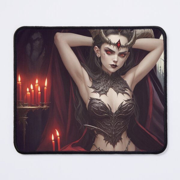 Item preview,  Beautiful sexy Vampire gothic goth girl painting  designed and sold by Vintage Designs +.