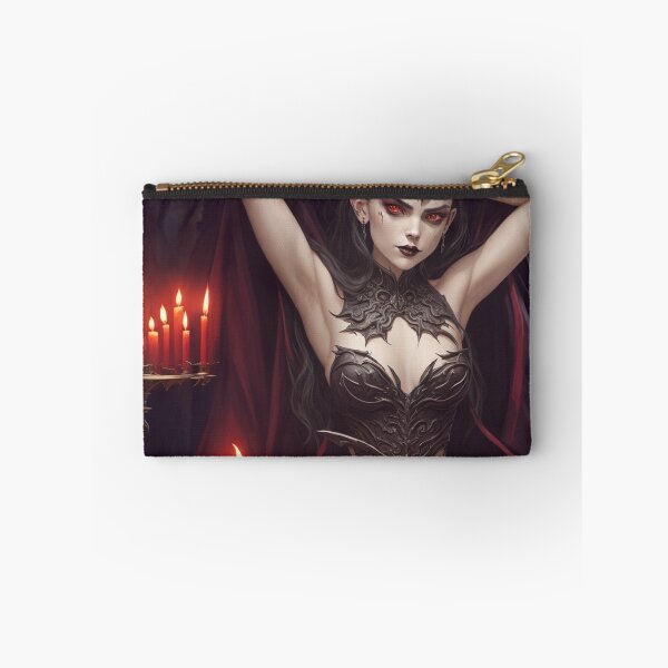 Item preview,  Beautiful sexy Vampire gothic goth girl painting  designed and sold by Vintage Designs +.