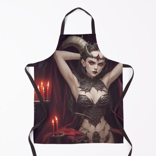 Item preview, Beautiful sexy Vampire gothic goth girl painting designed and sold by Vintage Designs +.