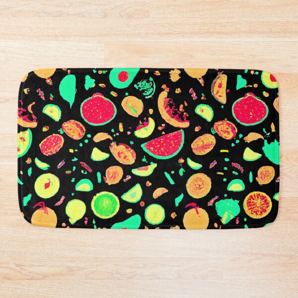 Item preview, Vibrant Neon Fruits Pattern designed and sold by Health And Fitness Posts e-Store.
