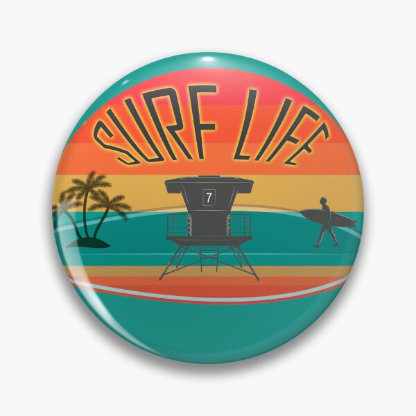 Item preview, Surf Life in Classic Tones designed and sold by inkStyleMDQ.